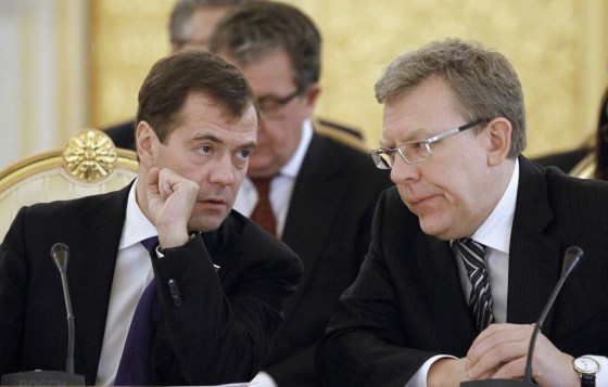 Image: Dmitry Medvedev, Alexei Kudrin