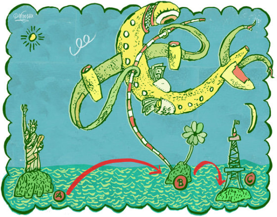 Henrik Drescher - Flying to Europe, for a Little Less - NYT