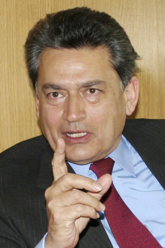 Image: File photo of Rajat Gupta speaking at Lusaka International Airport