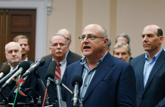 Image: Millionaires hold news conference