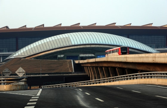 Image: Terminal 2 at Beijing Capital International Airport in 2008
