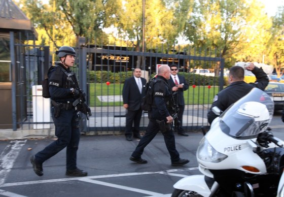Image: Scene of shooting in Irwindale, Calif.