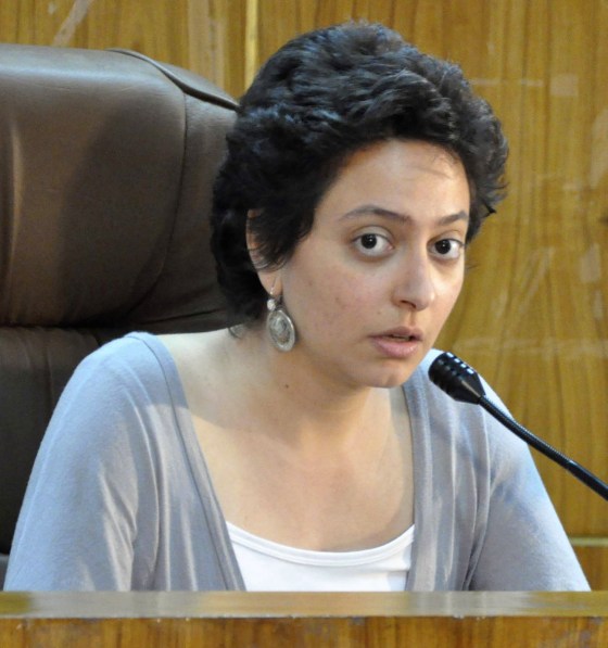 Image: Syrian blogger Razan Ghazzawi