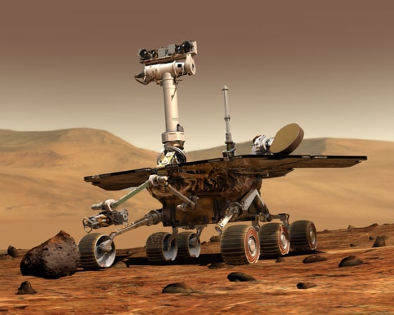 NASA's twin Mars rovers, Spirit and Opportunity, are marking the passage of a big milestone — eight years on the surface of Mars.