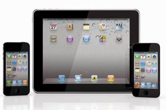Apple's iPod Touch, iPad and iPhone 4.