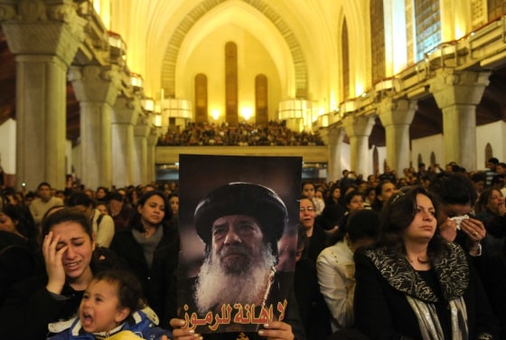 Image: Mourning Pope Shenouda III
