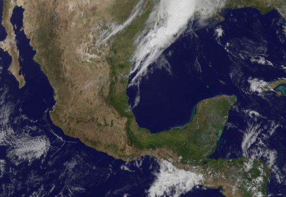 Image: Satellite photo of Mexico March 20, 2012