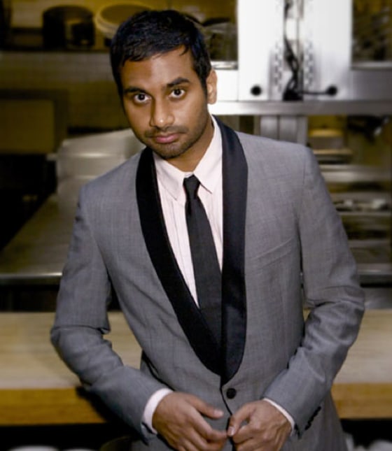 "Parks and Recreation" star Aziz Ansari, pictured on his website, azizansari.com.