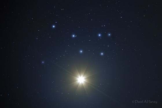 Image: Venus and Pleiades