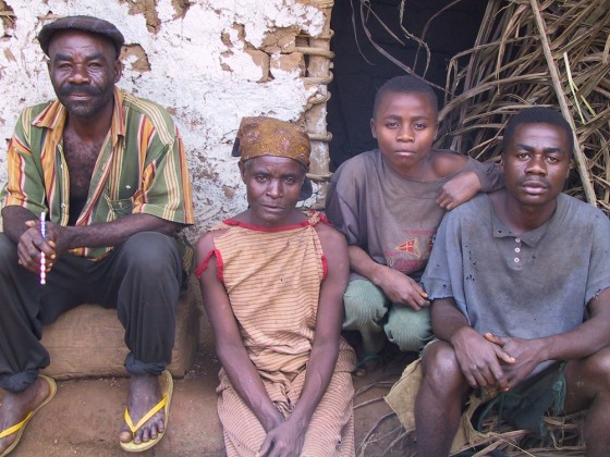 Image: Members of a village in Cameroon who are Pygmies