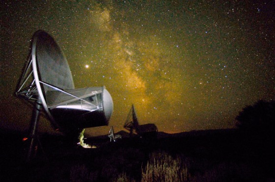Antennas of the Allen Telescope Array have been used to study signals from remote galaxies, supernova remnants, extrasolar planetary systems and the interstellar medium. Each antenna is about 20 feet wide. A new contracted job is to assist the U.S. Air Force in situational awareness and detect space debris.