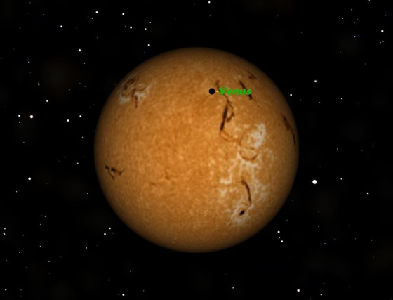 The transit of Venus will take place on June 5-6.