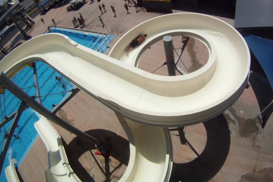 Image: Kansas water slide
