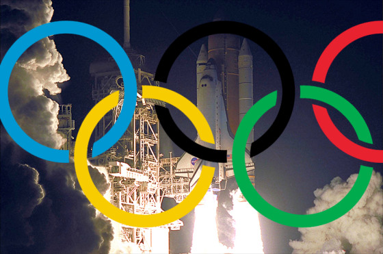 NASA's space shuttle Atlantis launched in May 2000 with a small package tied to the Olympics Summer Games — in 2012.