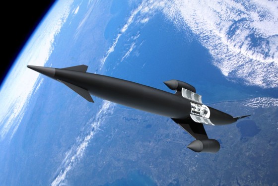 The Skylon concept vehicle consists of a slender fuselage containing propellant tankage and payload bay, with delta wings attached along the fuselage carrying the Sabre engines in axisymmetric nacelles on the wingtips. The vehicle takes off and lands horizontally on its own undercarriage.
