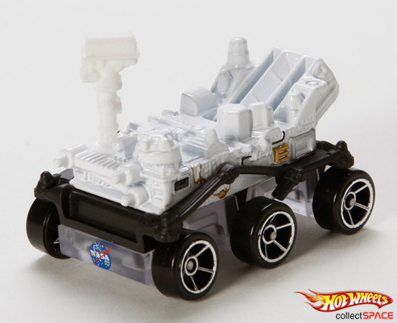 【Hot Wheels】Mars Rover Curiosity Mars Rover Curiosity '14 Hot Wheels 71/250 (biały) pojazd