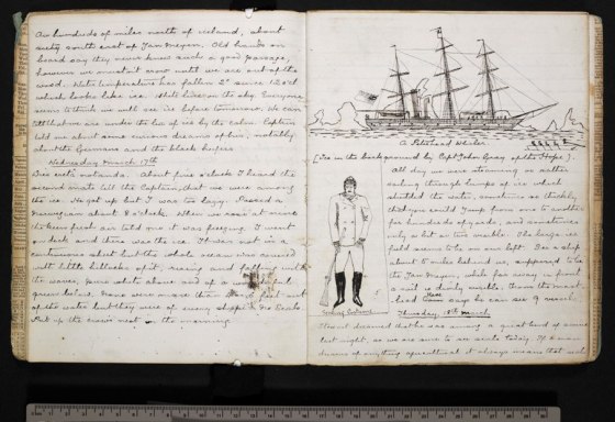Prose and drawings from the journal of Sir Arthur Conan Doyle, jotted down during his time as a surgeon aboard the whaling vessel Hope in 1880. His journal was published on Wednesday.