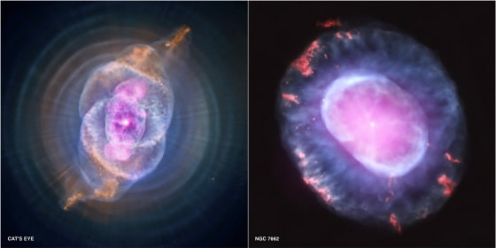 Image: Cat's Eye and NGC 7662