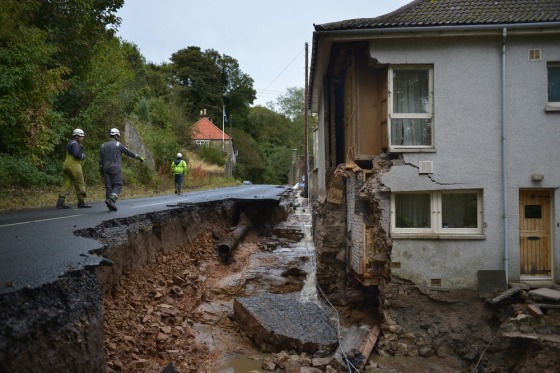 Image: Scotland Hit By Widespread Flooding