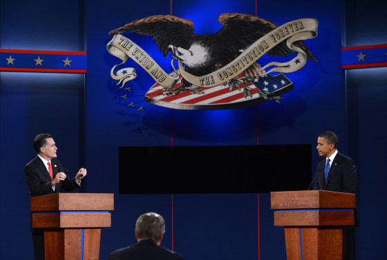 Image: Romney and Obama