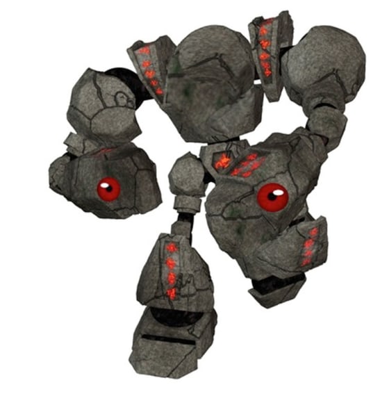 Can you look this monster in the eyes? Turns out mere mortals gaze at non-human monsters in the eyes even if those peepers are located in bizarre places.