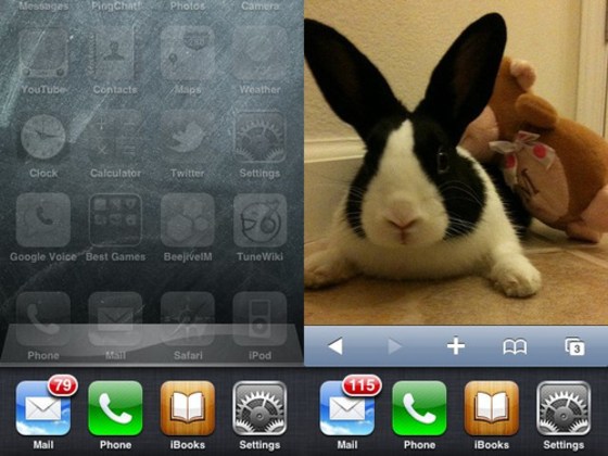 Image: iOS 4 iPhone interface
