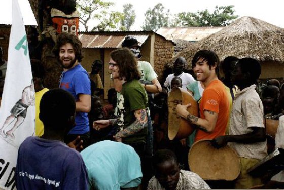 Image: Pete Wentz in Uganda