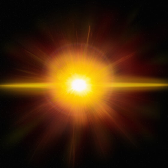 Getty Images | Big Bang's Traces to Be Erased
An illustration of a Big Bang-like blast in space. Scientists say that the force behind the universe's expansion will eventually stretch the universe beyond detection, with objects receding faster than the speed of light.