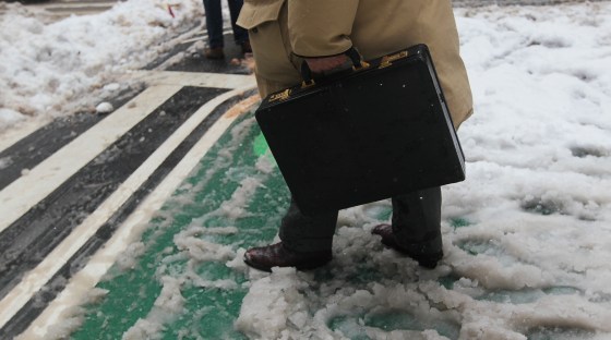 Image: Northeast Snow Storm Slams New York City