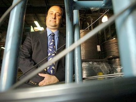 Image: Drew Greenblatt, President of Marlin Steel Wire Product