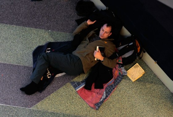 Image: Stranded traveler