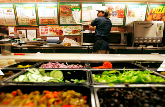 Image: Subway restaurant