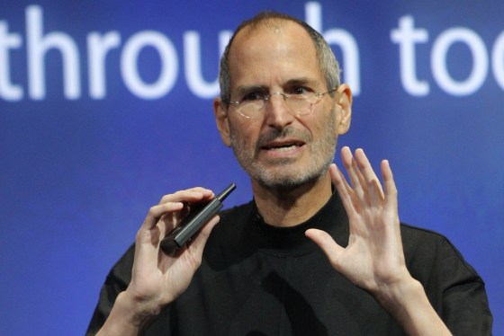Image: Apple Inc. CEO Steve Jobs speaks about the iPad at a special event at Apple headquarters
