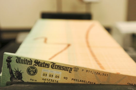 Image: Social security checks