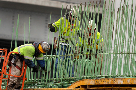 Hey, at least they get fresh air. Construction workers scored high for happiness.