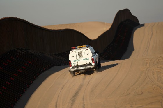 Construction Continues On Border Fence As Drug Violence Escalates In Mexico