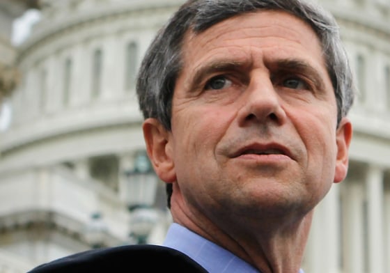 Image: Rep. Sestak Addresses The Media Regarding Being Approached By Bill Clinton