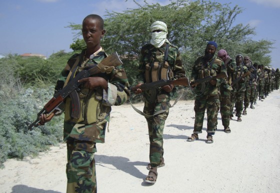 Image: Al Shabab fighters