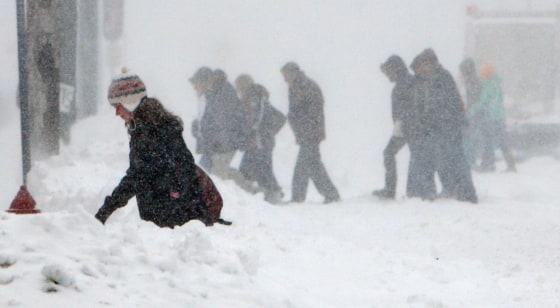 Image: snow in Minnesota