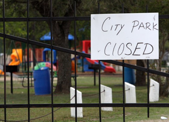 Image: Closed city park