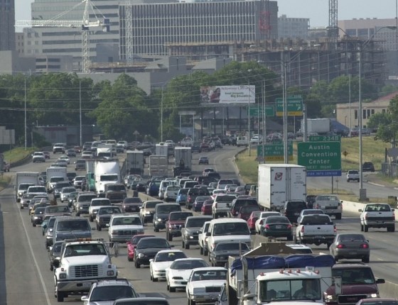Image: Traffic in Austin, Texas