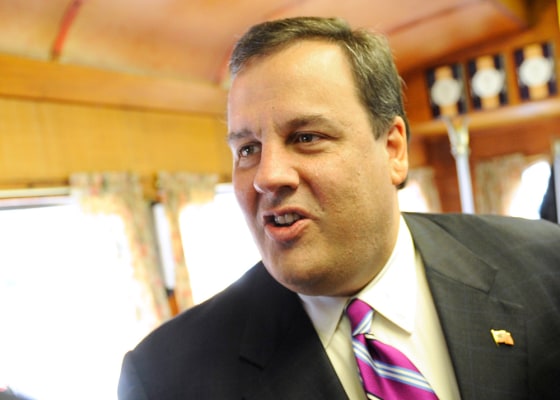 Image: Christie Challenges Incumbent Gov. Corzine In Jersey's Gubernatorial Race