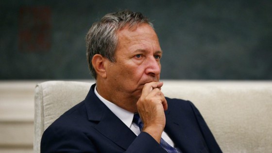Image: U.S. National Economic Council Chairman Larry Summers