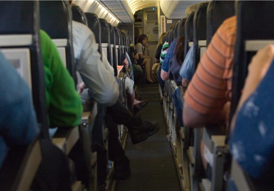 A United Airlines flight attendant (C) a