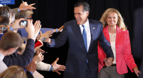Image: Mitt Romney, Ann Romney