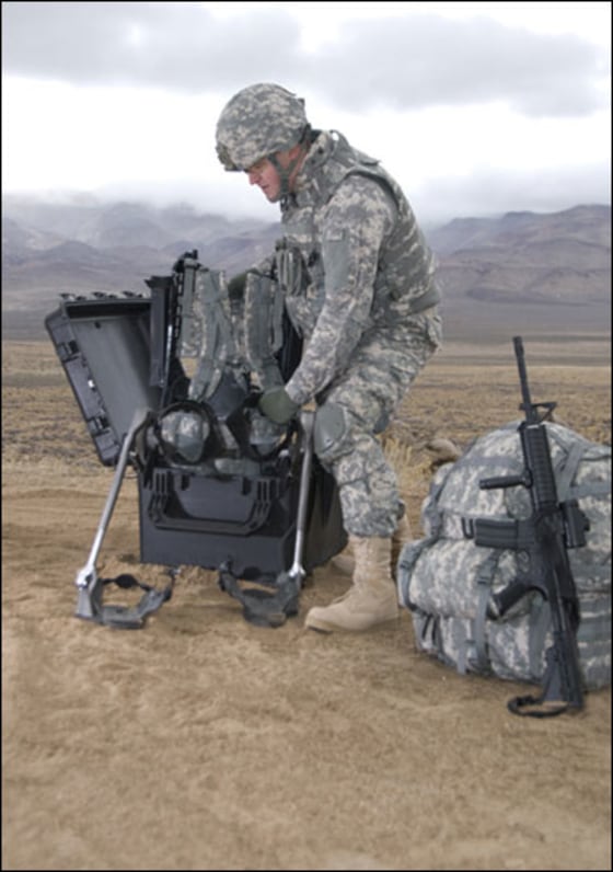 Lockheed Martin | The Incredible HULC
This illustration shows the Lockheed Martin-developed HULC exoskeleton, which could supplement human strength enough to let a soldier carry a 200-pound load while running at 10 mph.