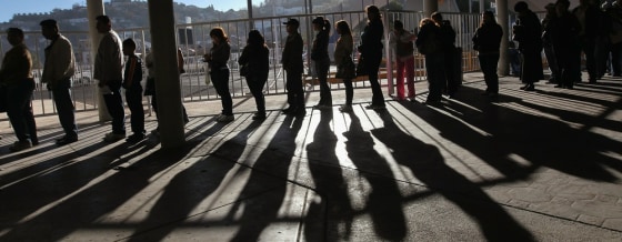 Image: U.S. Customs And Border Officials Screen Visitors From Mexico