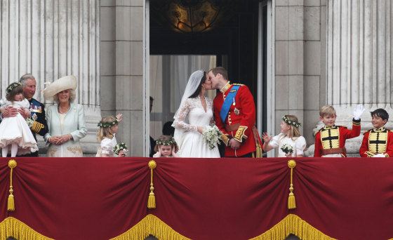 Image: BESTPIX Royal Wedding - The Newlyweds Greet Wellwishers From The Buckingham Palace Balcony