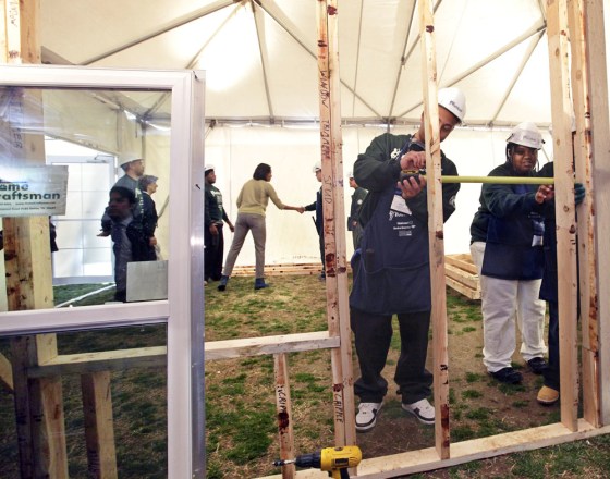 Image: YouthBuild AmeriCorps community service program