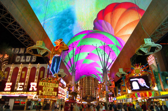 Las Vegas is a great spot for couples who can enjoy the suite life without staying in a casino resort. The Fremont Street Experience — an exciting pedestrian promenade — is home to approximately 16 million lights, making it one of the largest LED screens in the world.